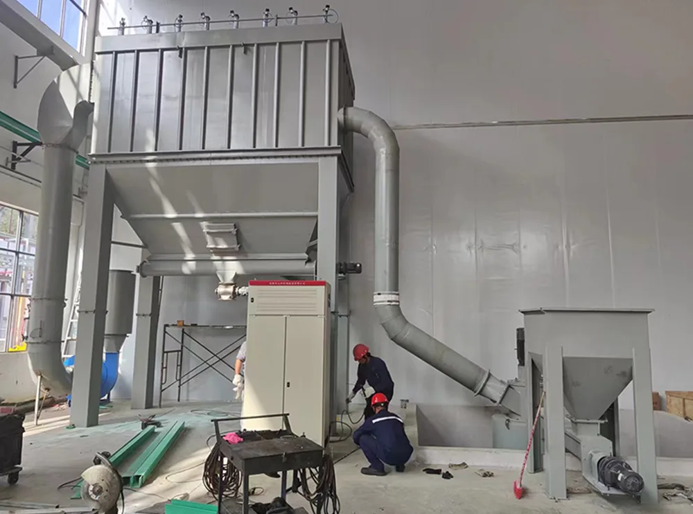 Cronus ring roller mill detail