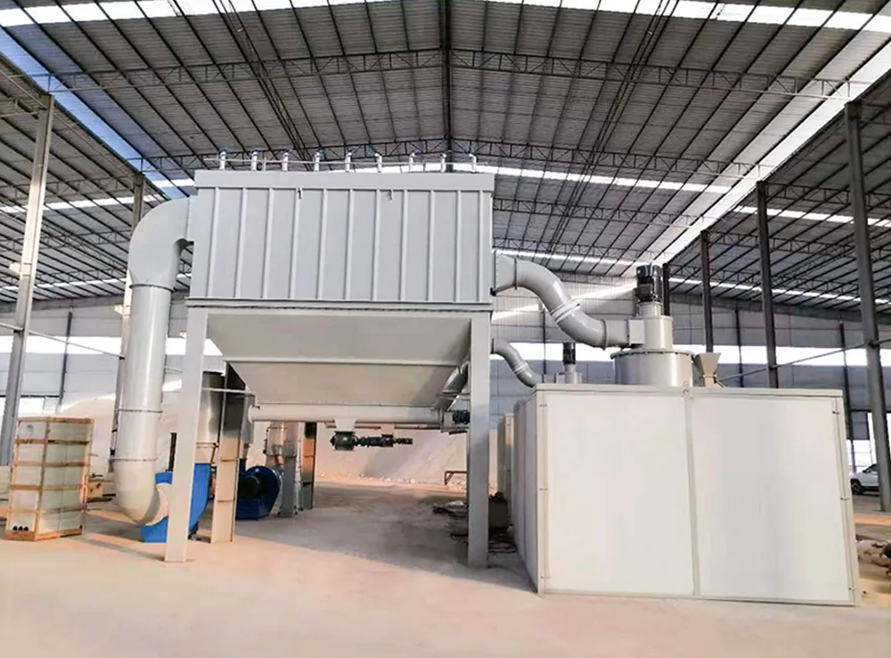 Ring roller mill for quartz